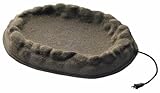 Farm Innovators Four Seasons Sand Coated Ground Birdbath Tan