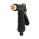 3/8"BSP Thread Trigger Water Spray Sprayer Hose Nozzle Black [並行輸入品]