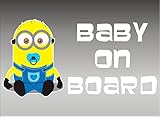 Minion、Baby On Board、デカール、ビニール、ステッカー、グラフィック