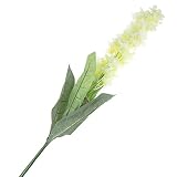 HomefordトールホワイトシルクフラワーStem Leaves、4-feet