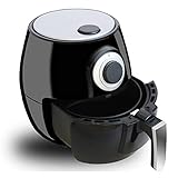 新しいエアフライヤー、1400Wオイルフリーエアフライヤー、大容量家庭用フライドマシン、ブラック、レシピ、健康調理器具フードオーブン