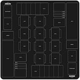 【雑誌掲載】EXCITEHOBBY トレカ プレイマット ヴァイス PSA ラバーマット シンプルデザイン カードゲーム 滑りにくい めくりやすい バトルフィールド 60cm×60cm
