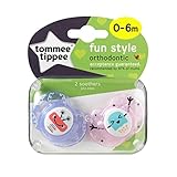 1パック2 Tommee Tippee 0-6 M個のおしゃぶり (ロボット) - Tommee Tippee 0-6 M Soother, 2 per pack (Robot) [並行輸入品]