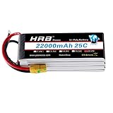 HRB 22.2V 6S 22000mAh 25C XT90-S リチウムポリマー電池
