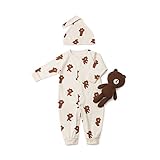 LINE FRIENDS オーガニックコットンべビーウェアセット ブラウン