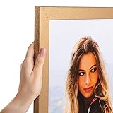 ArtToFrames 17x23インチ ゴールド写真フレーム この1.25インチ カスタムポスターフレームはゴールド合金スタイルで、アートや写真に 2WOMBW26-445-17x23インチ