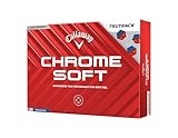 キャロウェイ(Callaway) ゴルフボール CHROME SOFT 24 TRUTRACK 1ダース(12個入り) 3ピース構造 ホワイト