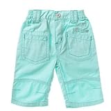 北欧デンマークの子供服ブランド　BRUBAKER カラー7分丈コットンパンツ　ライトブルー 68ｃｍ