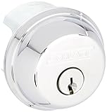 Schlage B60 Single Cylinder Grade 1 Deadbolt from the B-Series, Polished Chrome [並行輸入品]