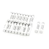 uxcell 500V 16A 10x38mm 円筒 セラミック管ヒューズリンク R015 RT14 RT18 RT19 20本