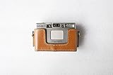 Funper MINOLTA TC-1 専用 ブルタイプ 本革 ボディケース 褐色