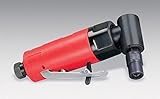 Dynabrade 18011 .2 hp (149W) Autobrade Red Right Angle Die Grinder, 20000 rpm, Rear Exhaust, 6mm Col