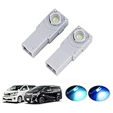 GIMUYA アルファード ヴェルファイア 20系 30系 前期 後期 対応 フットランプ led インナーランプ トヨタ 車種専用 LEDルームランプ インテリア カスタムパーツ 2pcsセット アイスブルー