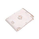 [50*70cm] ソフトで通気性マットレスパッドベビーベビーベッドシーツ、モンキー