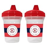 Boston Red Sox Spill-Proof Sippy Cups 2 Pack BPA Free by Baby Fanatic [並行輸入品]