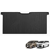 新型 アルファード ヴェルファイア 40系 フロアマット Alphard VELLFIRE 40 2023年6月～現行 セカンドマット 3D立体カーマットTPE素材 防水 滑り防止 耐汚れ 取付簡単 カスタムパーツ 車種専用設計 (ブラック, アルファード ヴェルファイア 40系 2列目 1PCS) [並行輸入品]