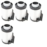 HQRP Washableダストカップ4 -パックfor Eureka dcf-10 dcf-14 dcf10 dcf14 75273 – 1 752731 79982 62395 62731 A 6