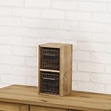 引き出し付BOX2D [W16 x D14 x H30cm] 生活雑貨 収納ケース・収納雑貨 収納ケース・ボックス