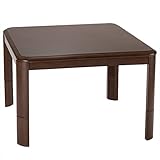 山善(YAMAZEN) お座敷こたつ(19cm継脚付)(80cm正方形) 速暖ヒーター 電子リモコン付 WYZ-HD801H