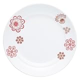 山下工芸 (Yamasita craft) ｶﾓﾝ(ﾚｯﾄﾞ)24.5㎝ﾌﾟﾚｰﾄ 532-2-526