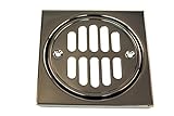 ウエストブラスr313シャワーStrainer Set withグリル、ネジ、クラウン、正方形タイル R313-26 1