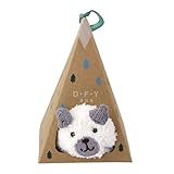 【ノーブランド品】かわいい 赤ちゃん 柔らかい 1-4歳 暖かい ふわふわ ベッドソックス スリッパ 幼児 靴下　パンダのパターン