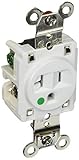 Hubbell HBL8310W Single Receptacle Hospital Grade 20 amp 125V 5-20R White [並行輸入品]