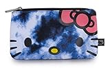 Loungefly Hello Kitty Blue Tie Dye School Pencil Case [並行輸入品]