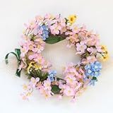 山久 ボリュームのある桜のリース 0801-4368 【CT触媒加工】【シルクフラワー】【造花】