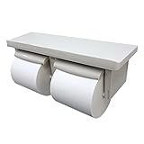 TOTO 二連紙巻器 棚付き(樹脂) 樹脂製 ホワイトグレー YH70N#NG2 芯なしペーパー対応