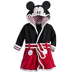 ディズニー ミッキーマウス ガウン 70㎝ 赤 レッド バスタオル バスローブ 男の子 ボーイ ベビー 赤ちゃん ミッキー