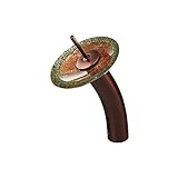 VIGO Single Handle Waterfall Bathroom Faucet with Janus Glass Disc, Oil Rubbed Bronze [並行輸入品]