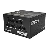 オウルテック Seasonic製 ATX電源 750W 80PLUS Platinum認証 フルモジュラー ハイブリッドファンコントロール 120mm FDBファン搭載 FOCUS PX Sシリーズ 10年間長期交換保証 FOCUS-PX-750S