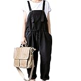 綿 麻サロペット サルエル 大人 カジュアル リボン パンツ オールインワン ふわふわ ワイドパンツ レディース ファッション 無地