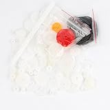 Newone 81種 歯車 プラスチック ギア パック プラスチックギア モジュール モーター ギア セット減速歯車箱 0.5 mod