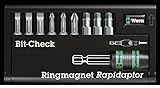 Wera 8868-9/TZ Torsion Rapidaptor With Ringmagnet Bit-Check,10-Piece [並行輸入品]