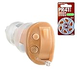 ONKYO オンキョー 補聴器 耳あな型 デジタル補聴器 OHS-D21 ネクセル空気電池（PR41）セット 軽度から中度難聴用 (右耳用)