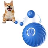 犬ボール 犬おもちゃ 電動ボール ペットおもちゃ 弾むボール 犬用品 動くおもちゃ 犬 ペット用品 USB充電式 光る 自動回転 お留守番 運動不足対策 ストレス解消 小型犬用
