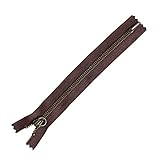 Y.K.K マルチリングファスナー アンティークゴールド こげ茶 20cm 同色3本入 5RAG20-570