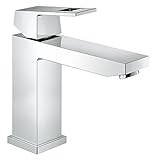 2344600Jグローエ(GROHE) EUROCUBE ユーロキューブ シングルレバー洗面混合栓(引棒なし) Mサイズ (グローエジャパン公式・ 日本規格適合品)