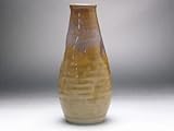 【Ｂ級品】紫イラボ　土物花瓶（大）