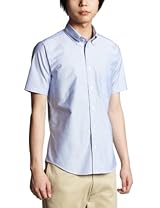 Supima Oxford Short Sleeve Buttondown Shirt 1216-218-0436: Light Blue