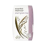 短粒米不可欠500グラム (Waitrose) (x 4) - Short Grain Rice essential Waitrose 500g (Pack of 4)