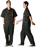 ディッキーズ Dickies (山田辰)夏用半袖 ツヅキ服 711 ネイビーブルー 5Lサイズ