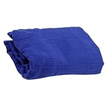 Lovoski ベビーシャワー　新生児　記念写真　道具　ファブリック　ブランケット　毛布　おくるみ　ラップ　快適　全10色選べる - サファイアブルー