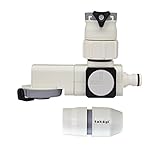 【Amazon.co.jp限定】 タカギ(takagi)  かんたん接続 蛇口分岐シャワー コネクターセット(ラクネジ) 普通ホース 工具不要 モノトーンカラー QB5011SK 【安心の2年間保証】