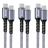 GHNTJAP USB C to USB C ケーブル 1.5M 【3本セット】 タイプc ケーブル PD対応 60W急速充電 高速データ転送 Type C to Type C iPhone16/iPad/Galaxy/Pixel等対応
