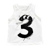MIOIM シャツ ベビー 子供 ガールズ ボーイズ 女の子 男の子 タンクトップ 肌着 Tシャツ コットン 数字 1 2 3 4 5 兄弟揃い 運動会 体育会 月曜日から金曜日まで