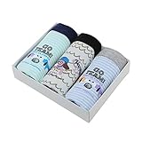 (ケヤカ) Keyaka 【男児 下着 パンツ ショーツ インナー 恐竜柄 車柄】 3枚組 綿 全6タイプ 男の子 キッズ ベビー 幼児 ボクサーパンツ 保育園 小学生 快適 可愛い