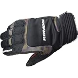 コミネ(KOMINE) バイク用 グローブ ウインターグローブ-カルタゴ Black/Wood Camo XL GK-801 1010 秋冬春向け 防水 防寒 プロテクター ストレッチ素材